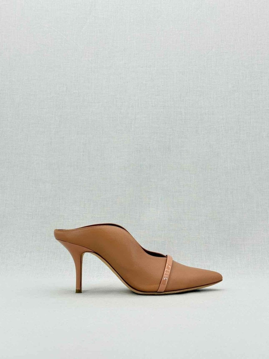 Pre - loved MALONE SOULIERS Nude Size EU 38.5 Mules at Reems Closet