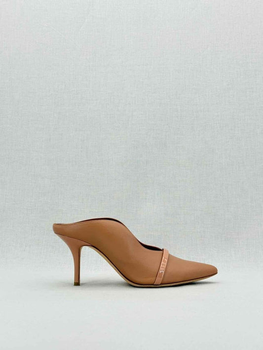 Pre - loved MALONE SOULIERS Nude Size EU 38.5 Mules at Reems Closet