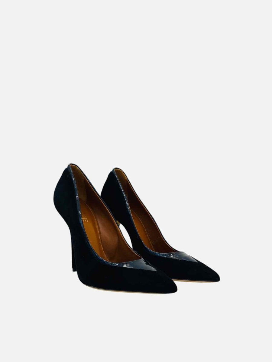 Pre - loved MALONE SOULIERS Pointed Toe Black Pumps 37 at Reems Closet