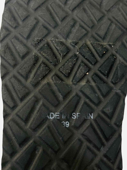 Pre - loved MANEBI Espadrille Metallic Pink Size EU 39 Sandals at Reems Closet