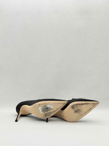 Pre - loved MANOLO BLAHNIK Black Size EU 39 Pumps at Reems Closet