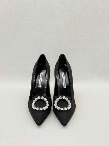 Pre - loved MANOLO BLAHNIK Black Size EU 39 Pumps at Reems Closet