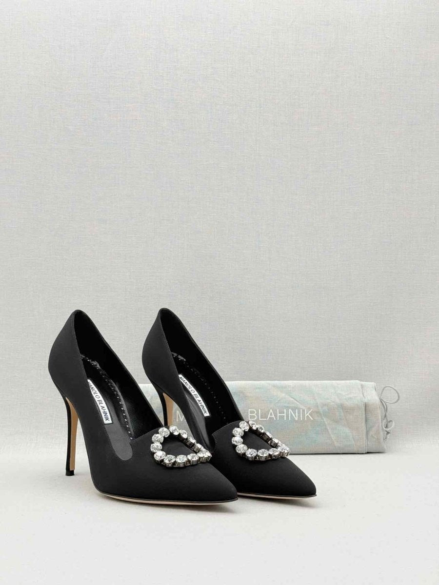 Pre - loved MANOLO BLAHNIK Black Size EU 39 Pumps at Reems Closet
