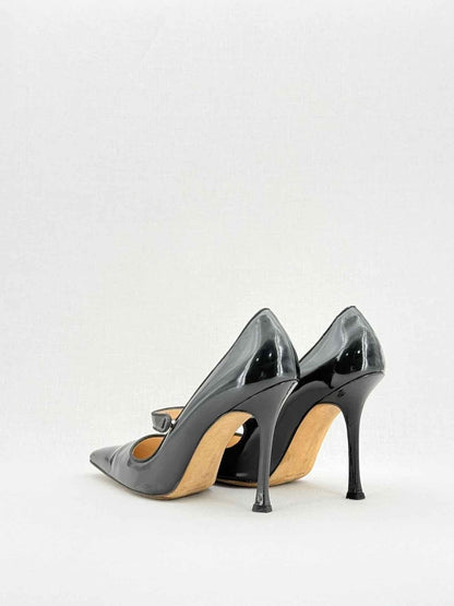 Pre - loved MANOLO BLAHNIK Black Size EU 40.5 Pumps at Reems Closet