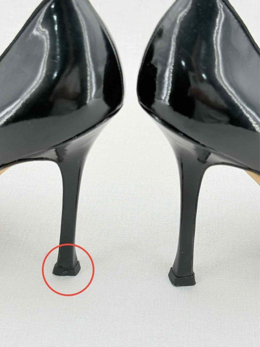 Pre - loved MANOLO BLAHNIK Black Size EU 40.5 Pumps at Reems Closet