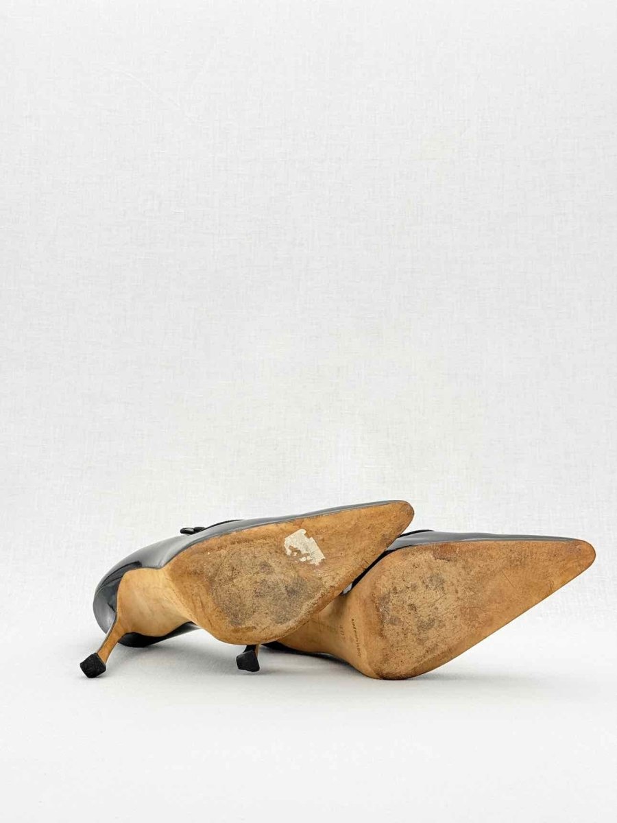 Pre - loved MANOLO BLAHNIK Black Size EU 40.5 Pumps at Reems Closet