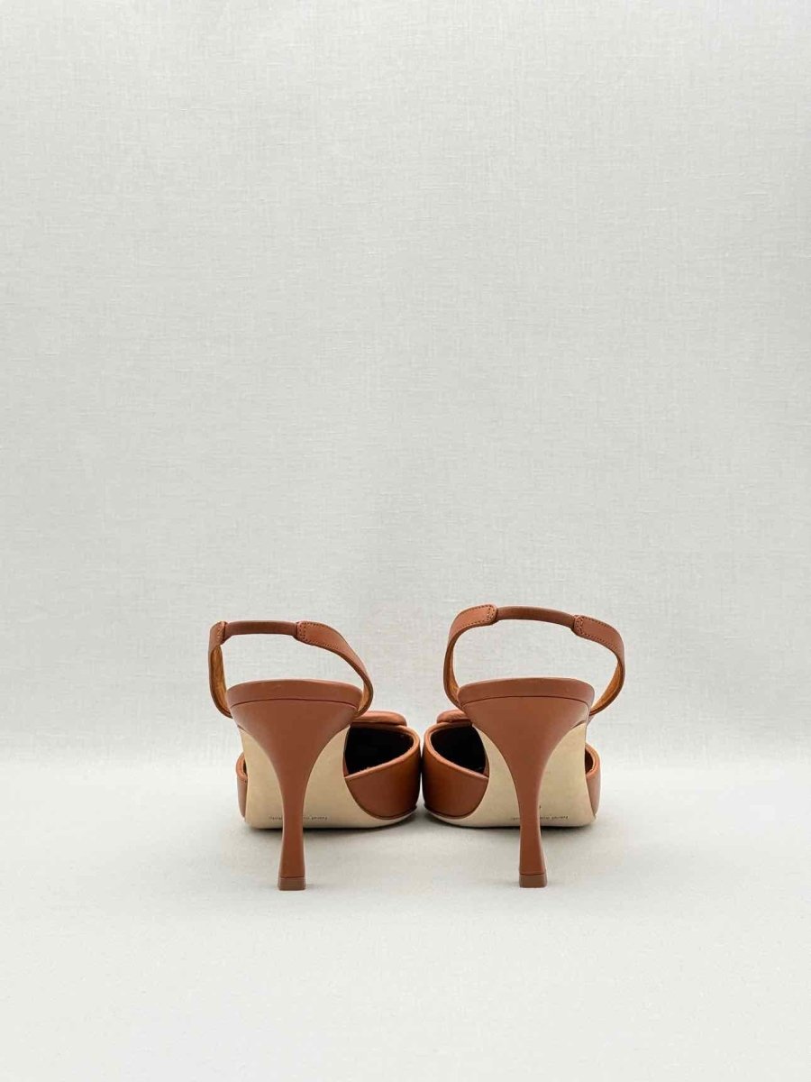 Pre-loved MANOLO BLAHNIK Maysli Brown Size EU 41 Pumps at Reems Closet