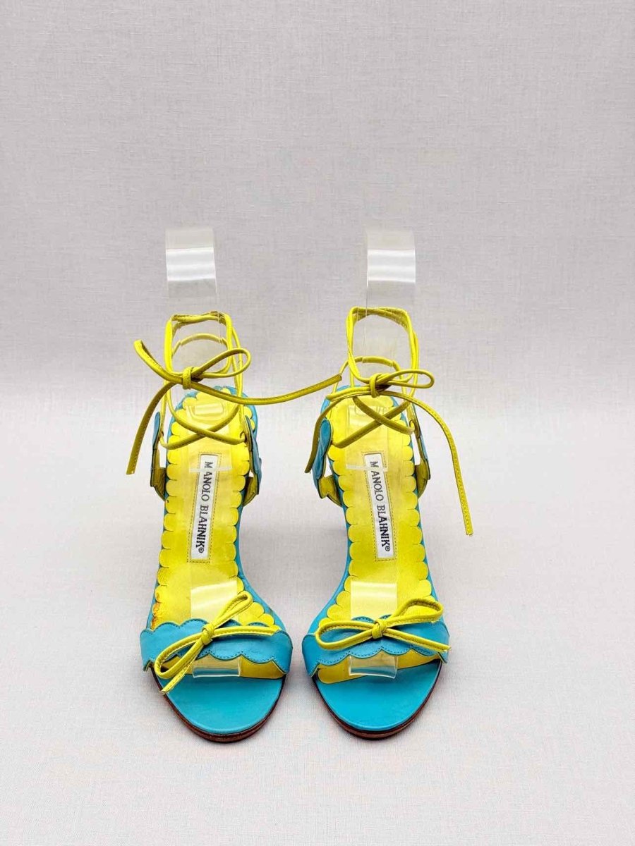 Pre - loved MANOLO BLAHNIK Size EU 36 Heeled Sandals at Reems Closet