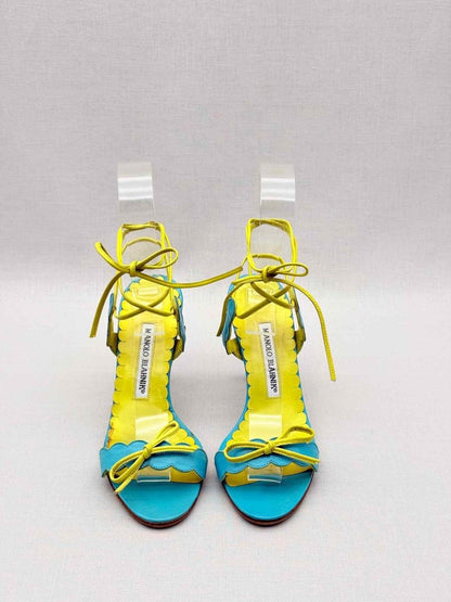 Pre - loved MANOLO BLAHNIK Size EU 36 Heeled Sandals at Reems Closet