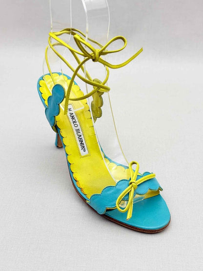 Pre - loved MANOLO BLAHNIK Size EU 36 Heeled Sandals at Reems Closet