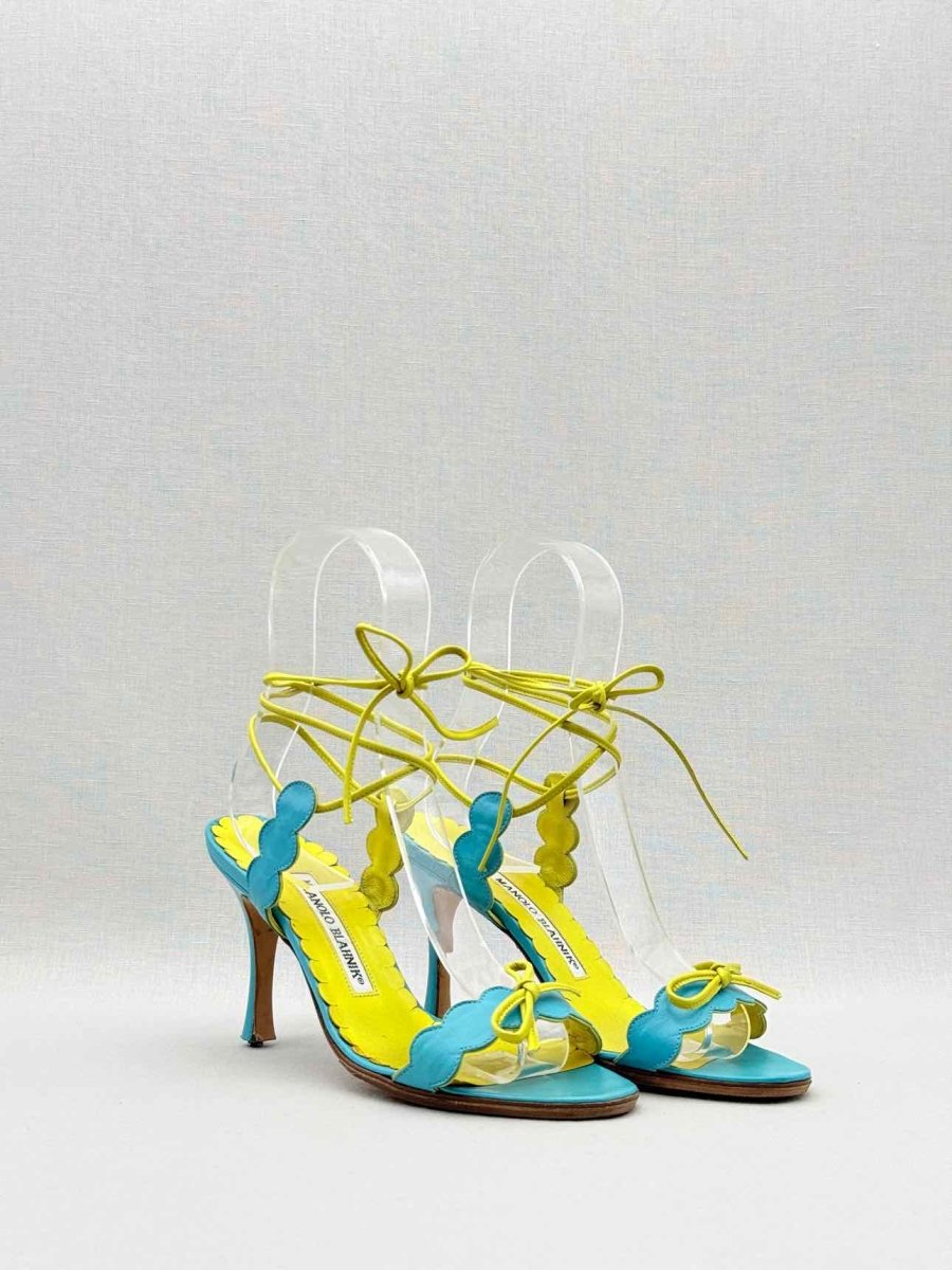 Pre - loved MANOLO BLAHNIK Size EU 36 Heeled Sandals at Reems Closet