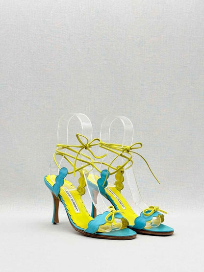 Pre - loved MANOLO BLAHNIK Size EU 36 Heeled Sandals at Reems Closet