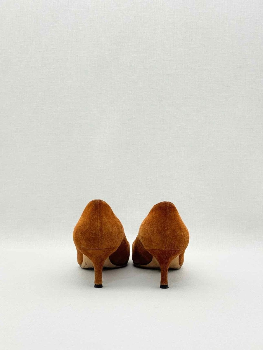 Pre-loved MANOLO BLAHNIK Srila Brown Size EU 36 Pumps at Reems Closet