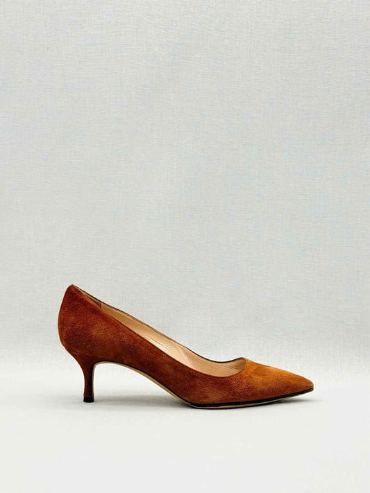Pre-loved MANOLO BLAHNIK Srila Brown Size EU 36 Pumps at Reems Closet