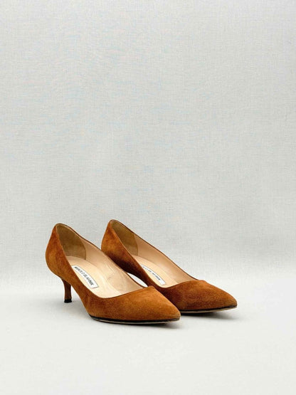 Pre-loved MANOLO BLAHNIK Srila Brown Size EU 36 Pumps at Reems Closet