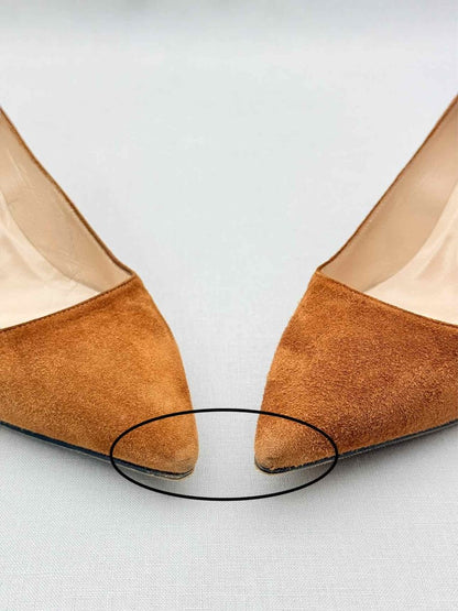Pre-loved MANOLO BLAHNIK Srila Brown Size EU 36 Pumps at Reems Closet