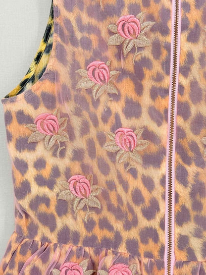 Pre - loved MANOUSH Peplum Beige Multicolor Size US 10 Top at Reems Closet