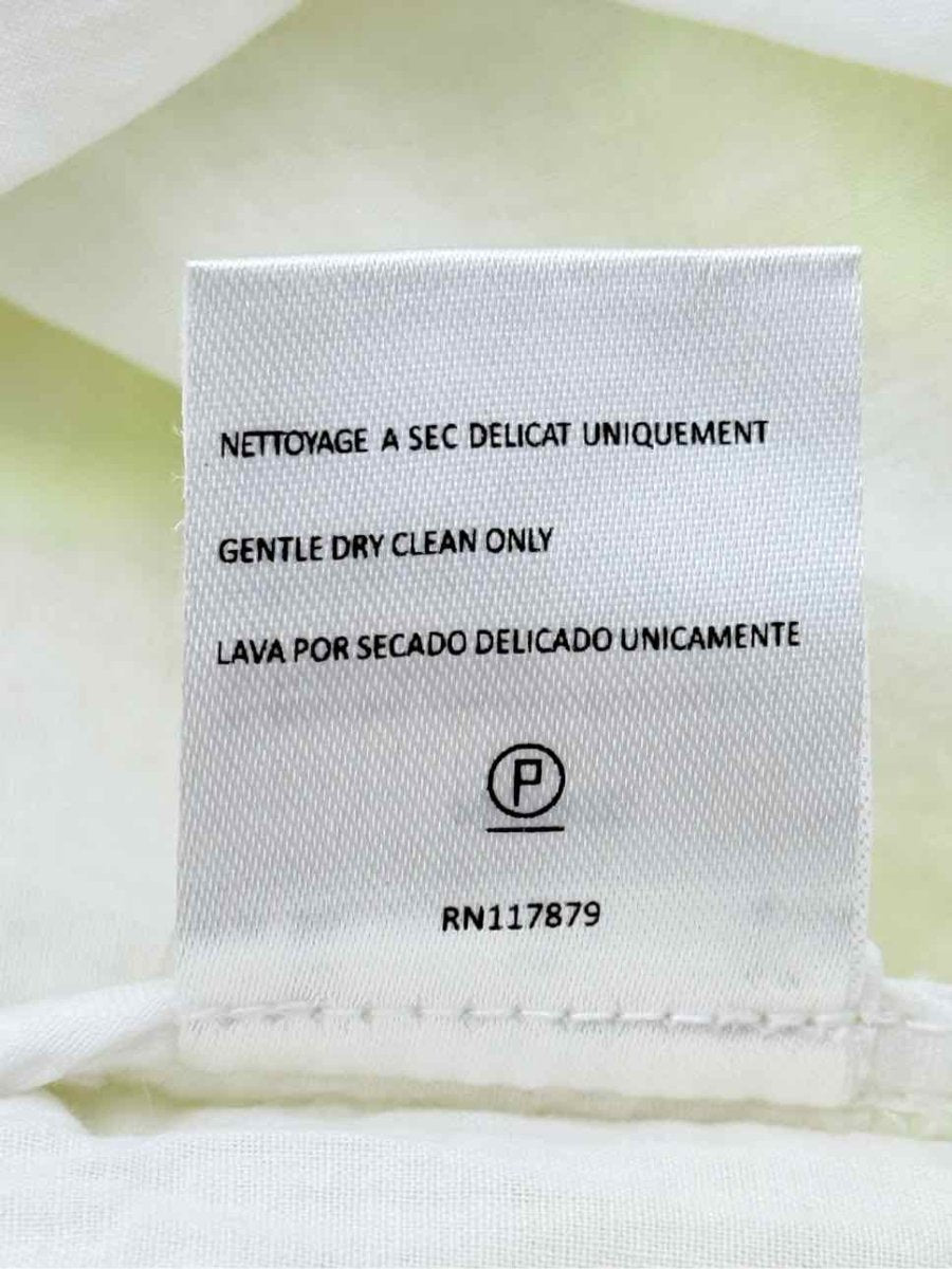 Pre - loved MANOUSH Yellow & White Floral Size US 2 Blouse at Reems Closet