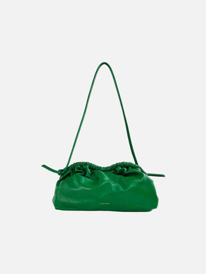 Pre - loved MANSUR GAVRIEL Green Clutch at Reems Closet