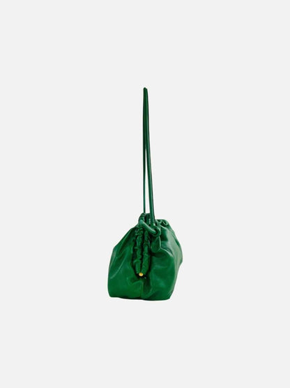 Pre - loved MANSUR GAVRIEL Green Clutch at Reems Closet