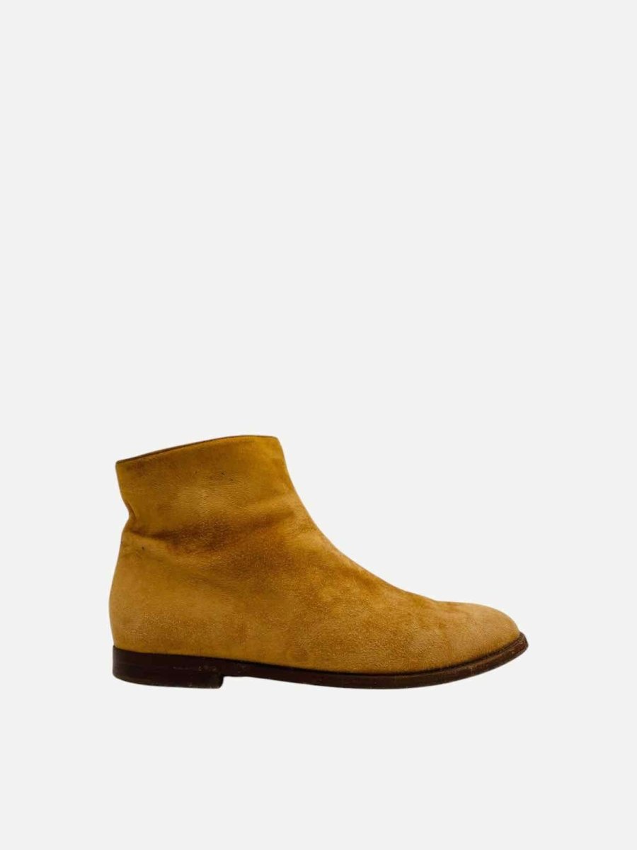 Pre - loved MANSUR GAVRIEL Tan Ankle Boots at Reems Closet