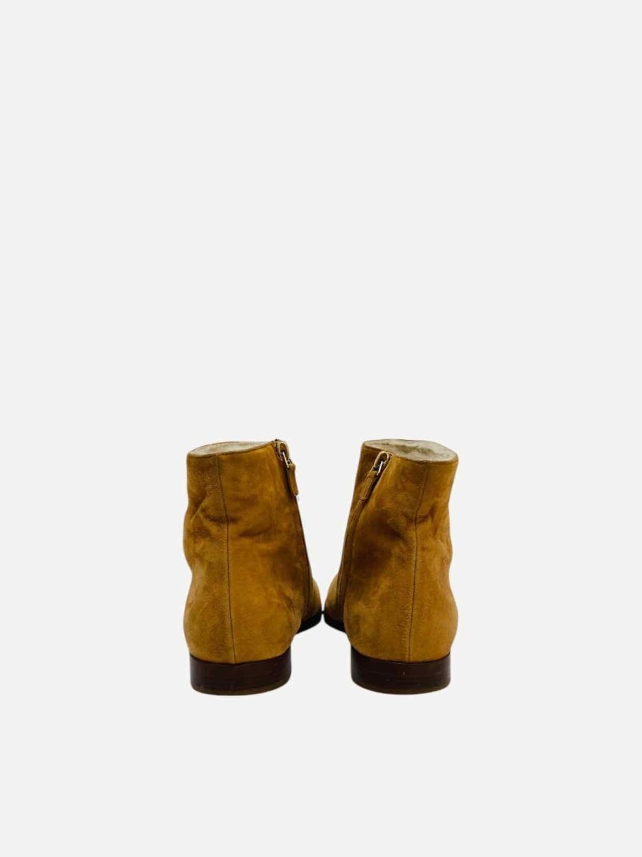 Pre - loved MANSUR GAVRIEL Tan Ankle Boots at Reems Closet