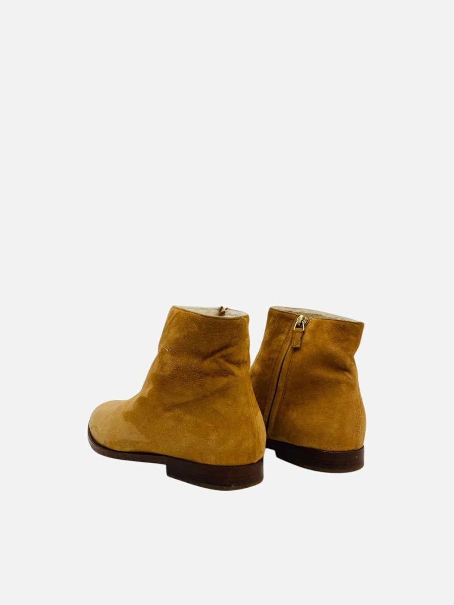 Pre - loved MANSUR GAVRIEL Tan Ankle Boots at Reems Closet