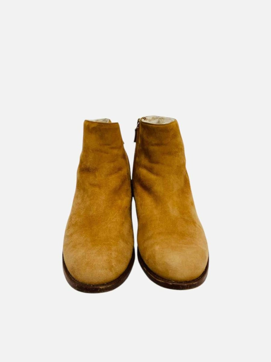 MANSUR GAVRIEL Tan Ankle Boots 39 Reems Closet
