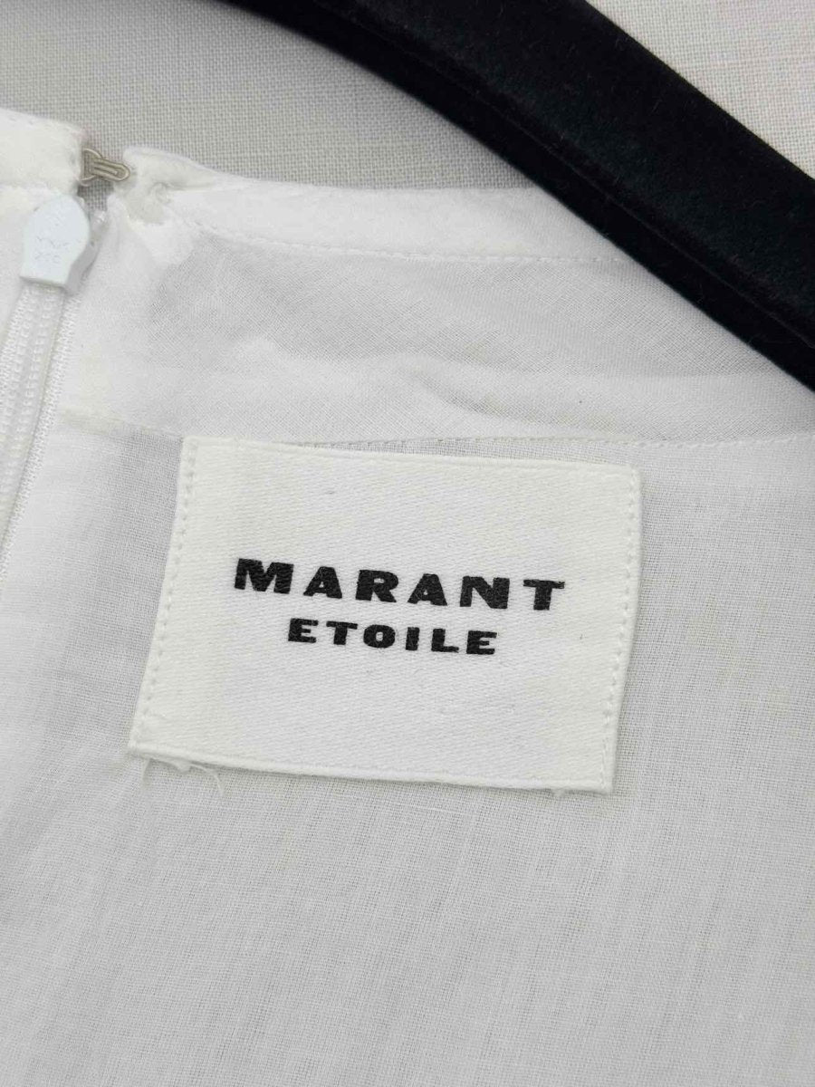 Pre - loved MARANT ETOILE Leoniza White Size US 8 Long Dress at Reems Closet