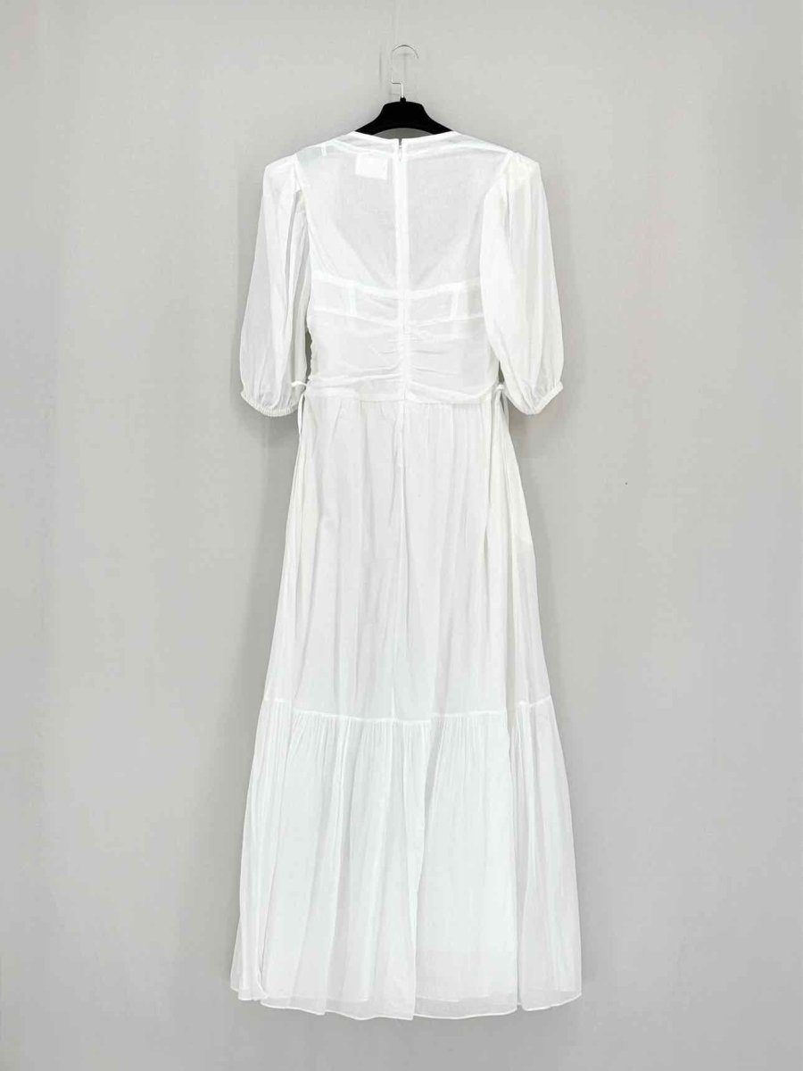 Pre - loved MARANT ETOILE Leoniza White Size US 8 Long Dress at Reems Closet