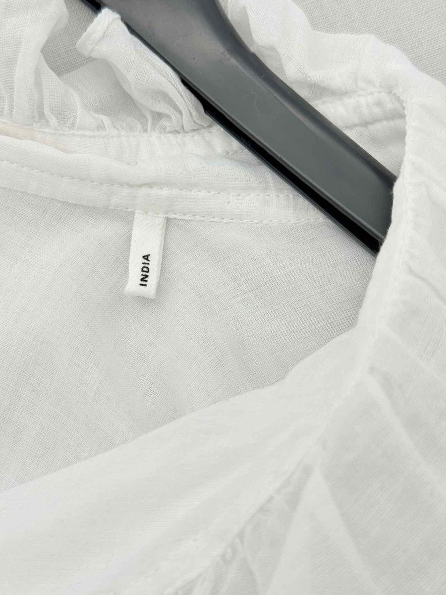 Pre - loved MARANT ETOILE White Size US 4 Blouse at Reems Closet