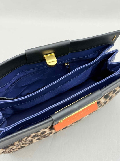 Pre - loved MARC BY MARC JACOBS Beige & Black Clutch at Reems Closet