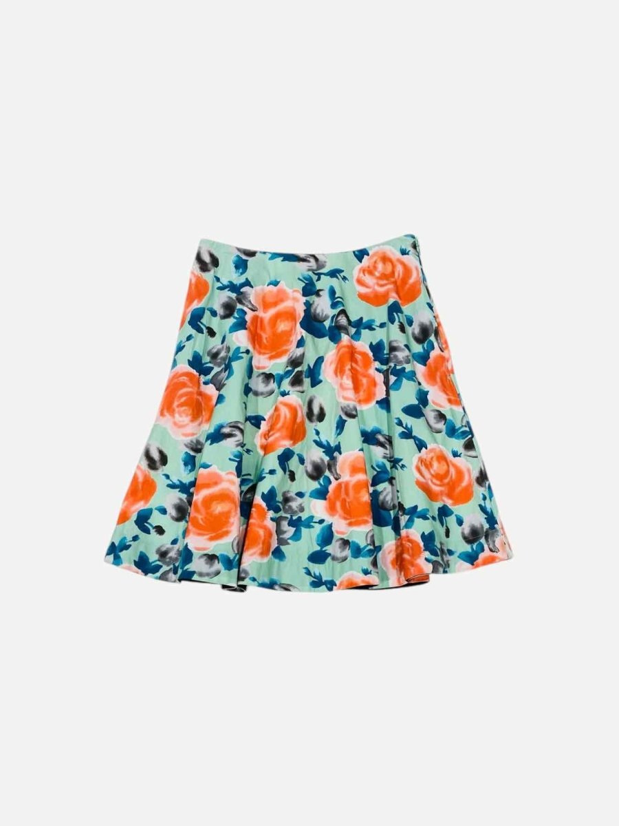 Pre - loved MARC BY MARC JACOBS Green Multicolor Mini Skirt at Reems Closet