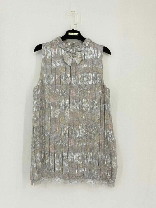 Pre-loved MARC BY MARC JACOBS Silver Multicolor Size US 6 Blouse at Reems Closet