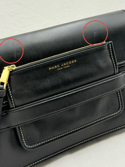 Pre - loved MARC JACOBS Madison Black Shoulder Bag at Reems Closet