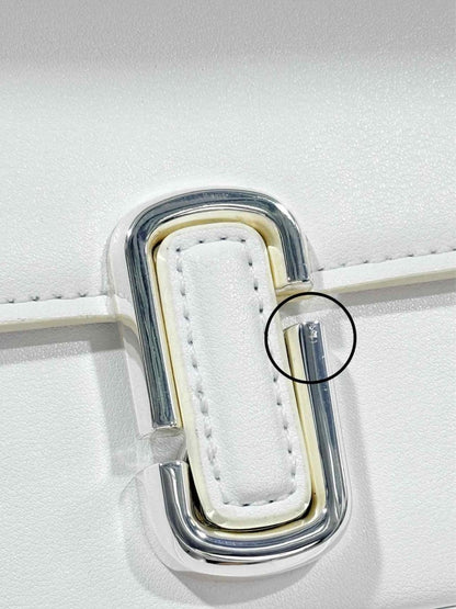 Pre - loved MARC JACOBS Mini The J Mark White Shoulder Bag at Reems Closet