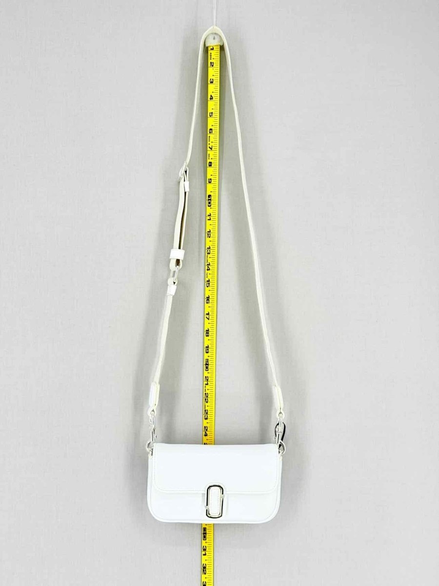 Pre - loved MARC JACOBS Mini The J Mark White Shoulder Bag at Reems Closet