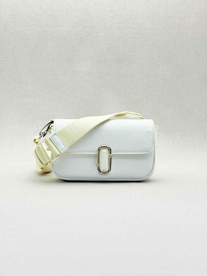 Pre - loved MARC JACOBS Mini The J Mark White Shoulder Bag at Reems Closet