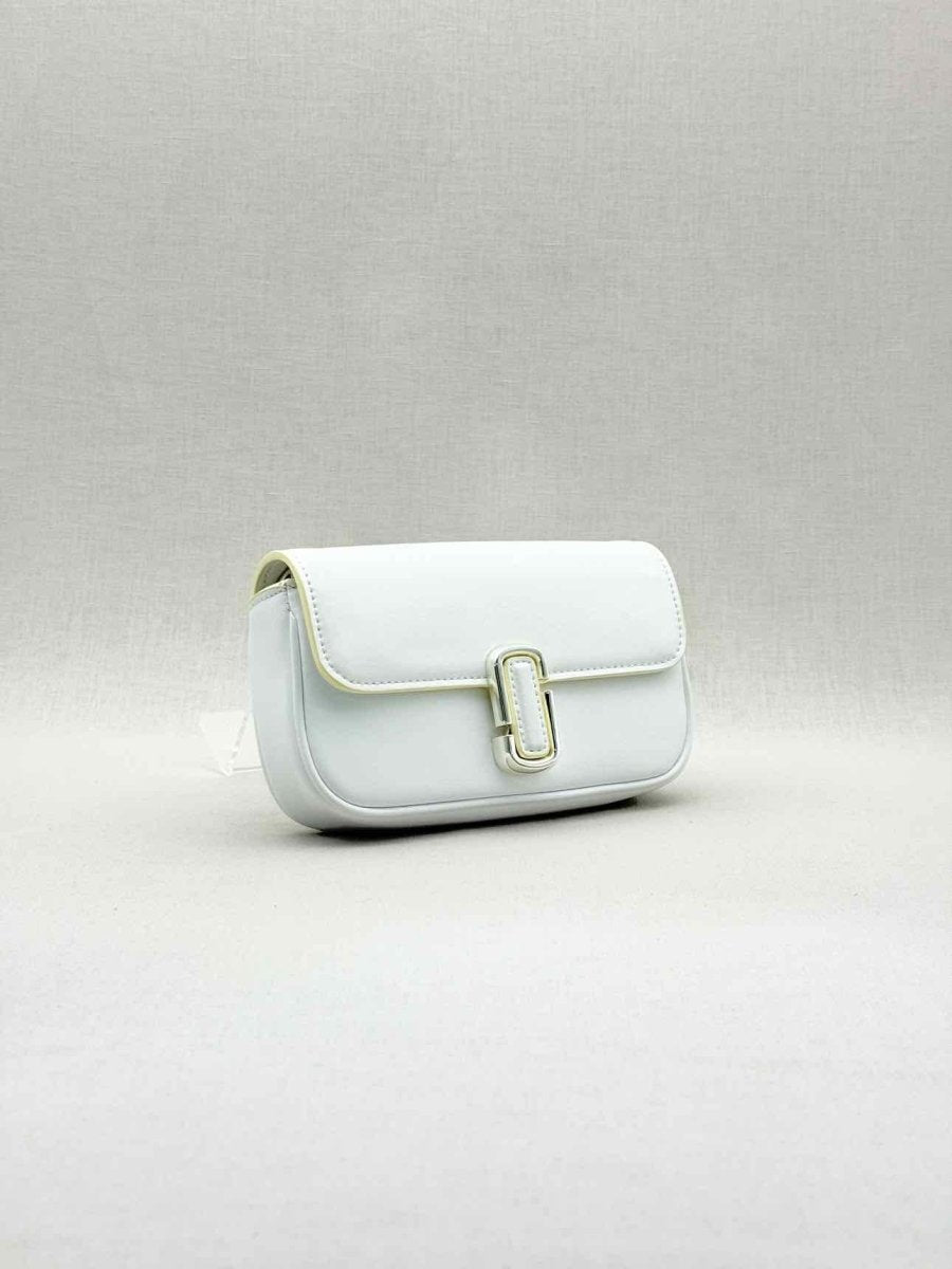 Pre - loved MARC JACOBS Mini The J Mark White Shoulder Bag at Reems Closet
