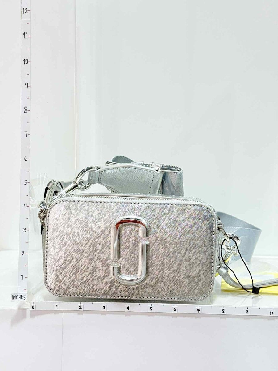 Pre - loved MARC JACOBS Silver Shoulder Bag at Reems Closet