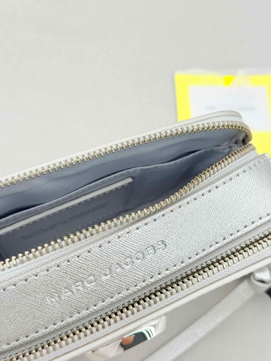 Pre - loved MARC JACOBS Silver Shoulder Bag at Reems Closet