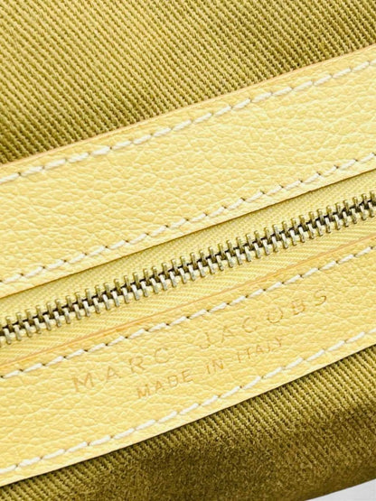 Pre-loved MARC JACOBS Stam Bag Beige Quilted Top Handle at Reems Closet
