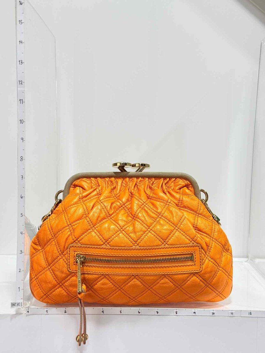Pre-loved MARC JACOBS Stam Bag Orange Shoulder Bag at Reems Closet