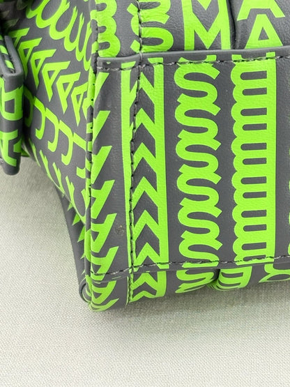 Pre - loved MARC JACOBS The Monogram Black & Green Tote Bag at Reems Closet