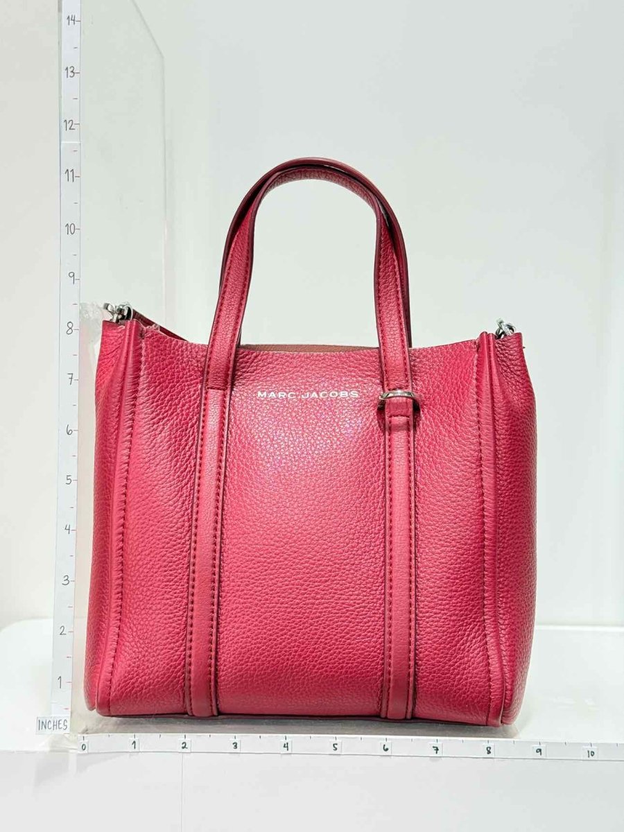 Pre - loved MARC JACOBS The Tag Tote Red Tote Bag at Reems Closet