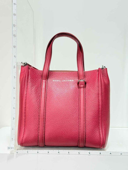 Pre - loved MARC JACOBS The Tag Tote Red Tote Bag at Reems Closet