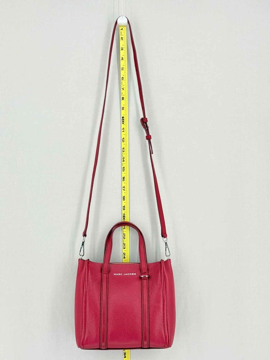 Pre - loved MARC JACOBS The Tag Tote Red Tote Bag at Reems Closet