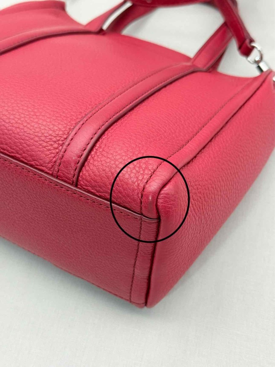 Pre - loved MARC JACOBS The Tag Tote Red Tote Bag at Reems Closet