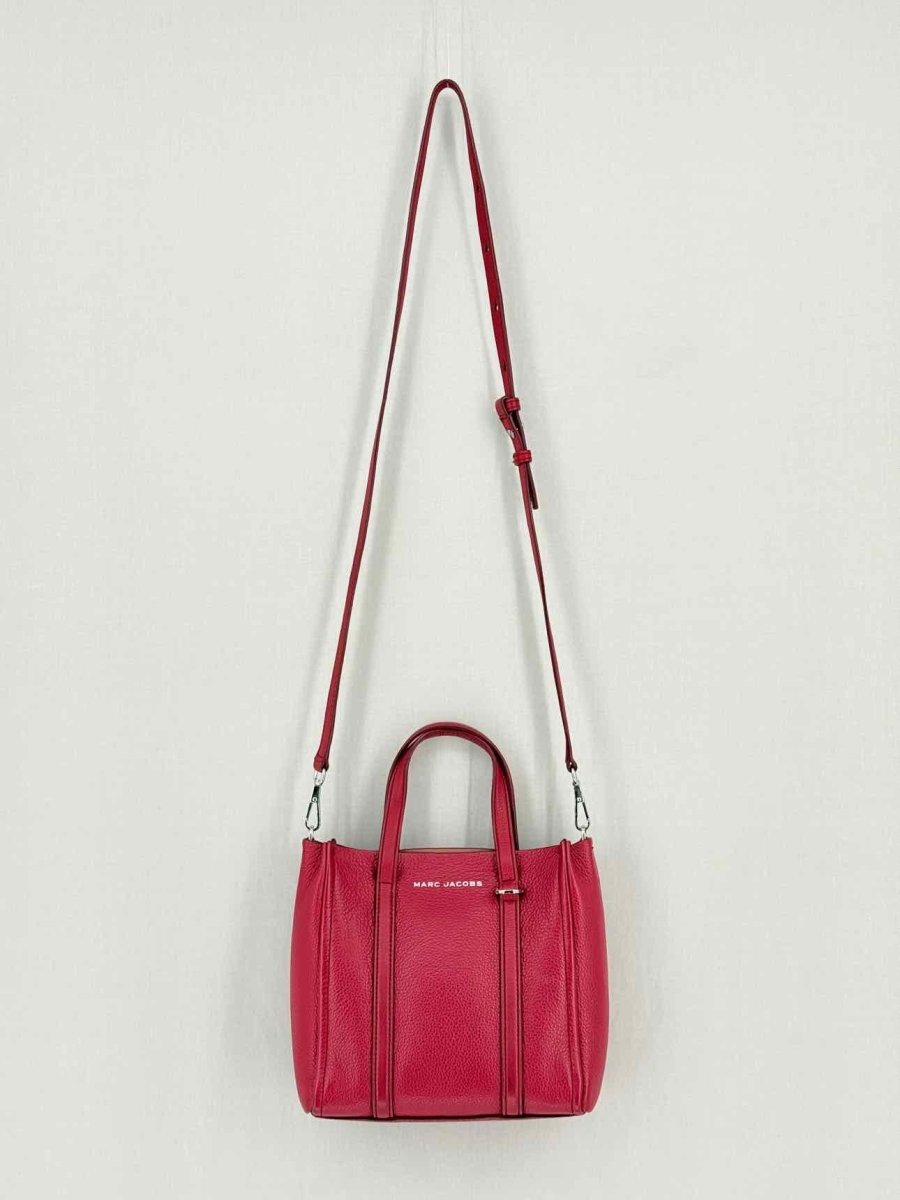 Pre - loved MARC JACOBS The Tag Tote Red Tote Bag at Reems Closet