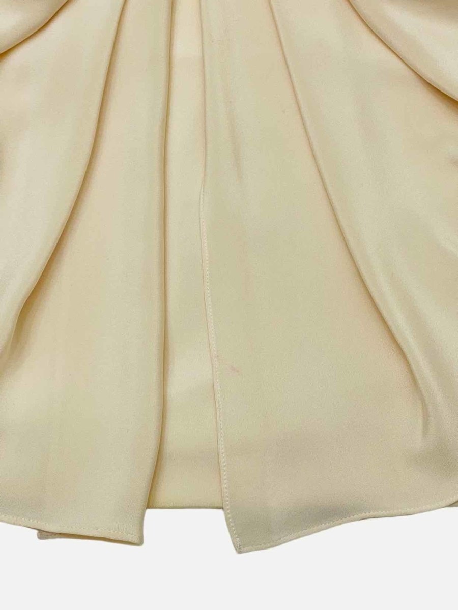 Pre - loved MARCHESA Black & Beige Lace Size US 10 Short Dress at Reems Closet